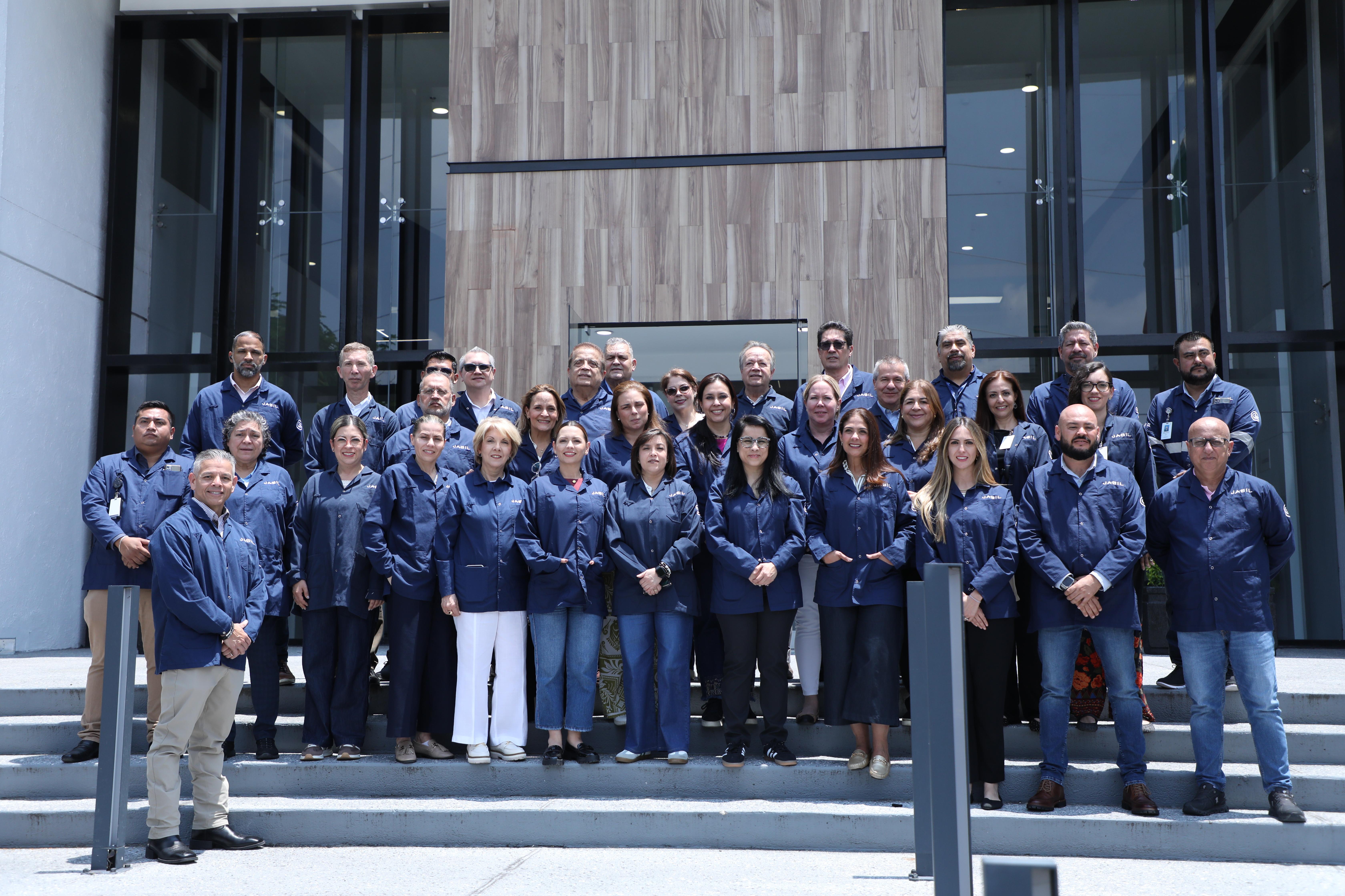 BASC Executive Directors at the BASC-certified company Jabil in Guadalajara.